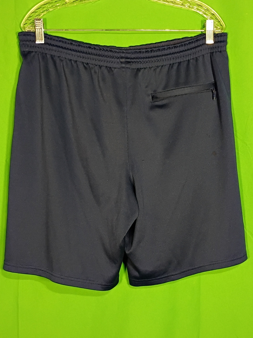 Sport Roundtree & Yorke Mens Size M Navy Blue Shorts Elastic Waist 8" Inseam